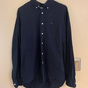 Tommy Hilfiger Men’s Large button down shirt navy